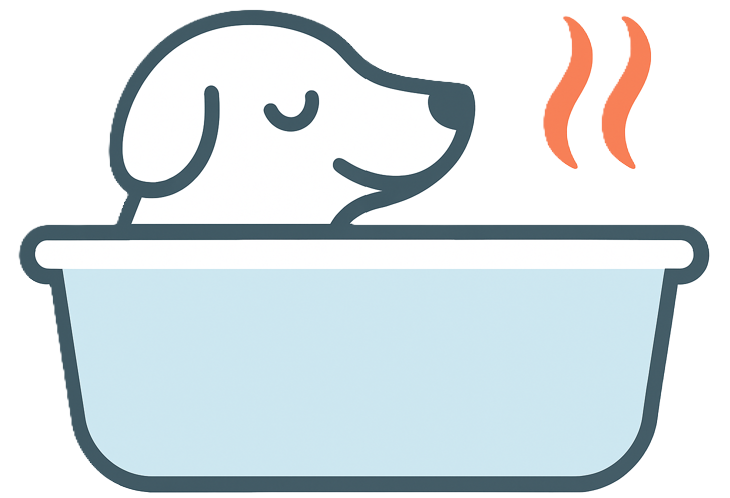 犬のお風呂アイコン